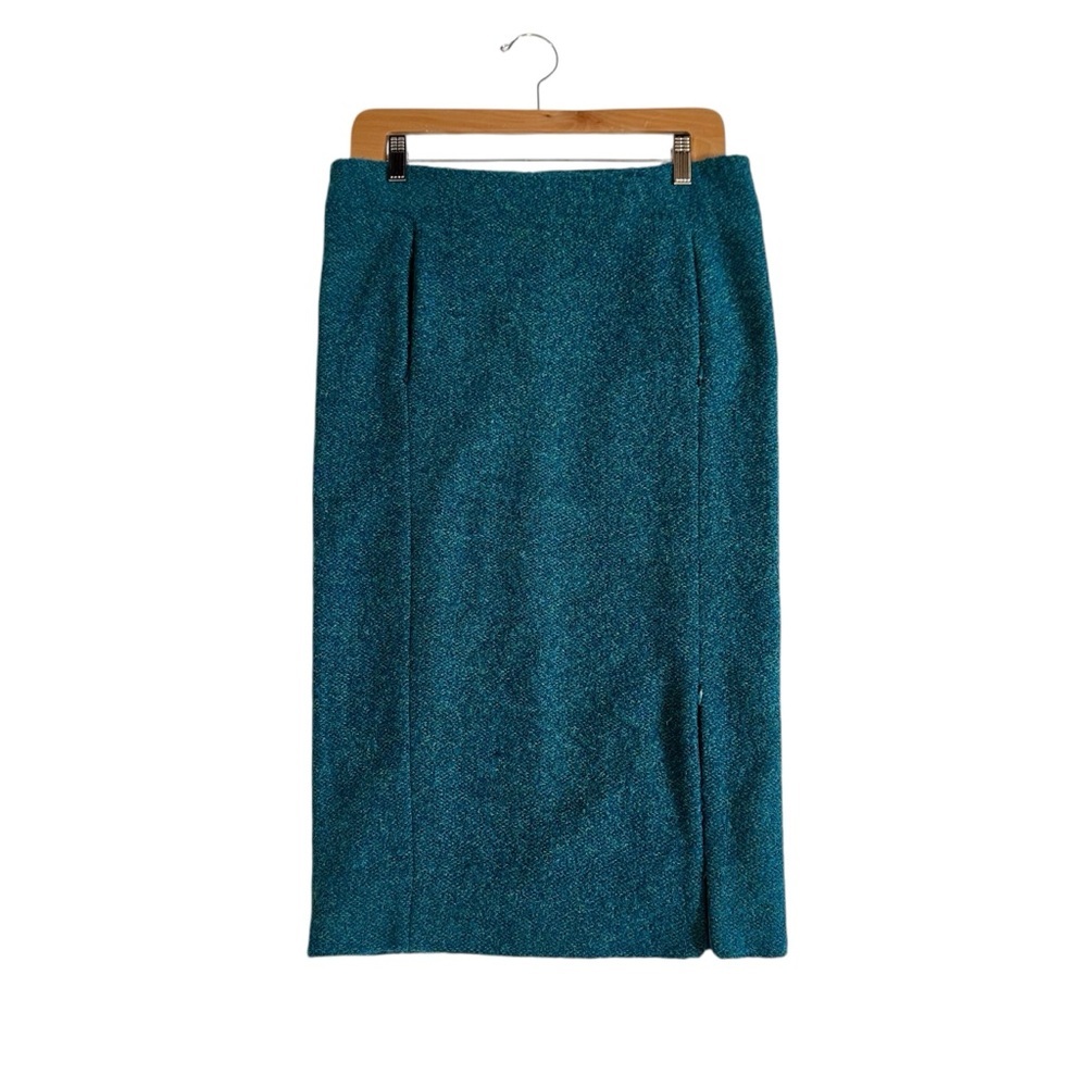 JOE FRESH brand size 0 WOOL MOHAIR BLEND PENCIL SKIRT